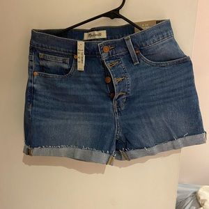 Madewell High Rise Denim Shorts